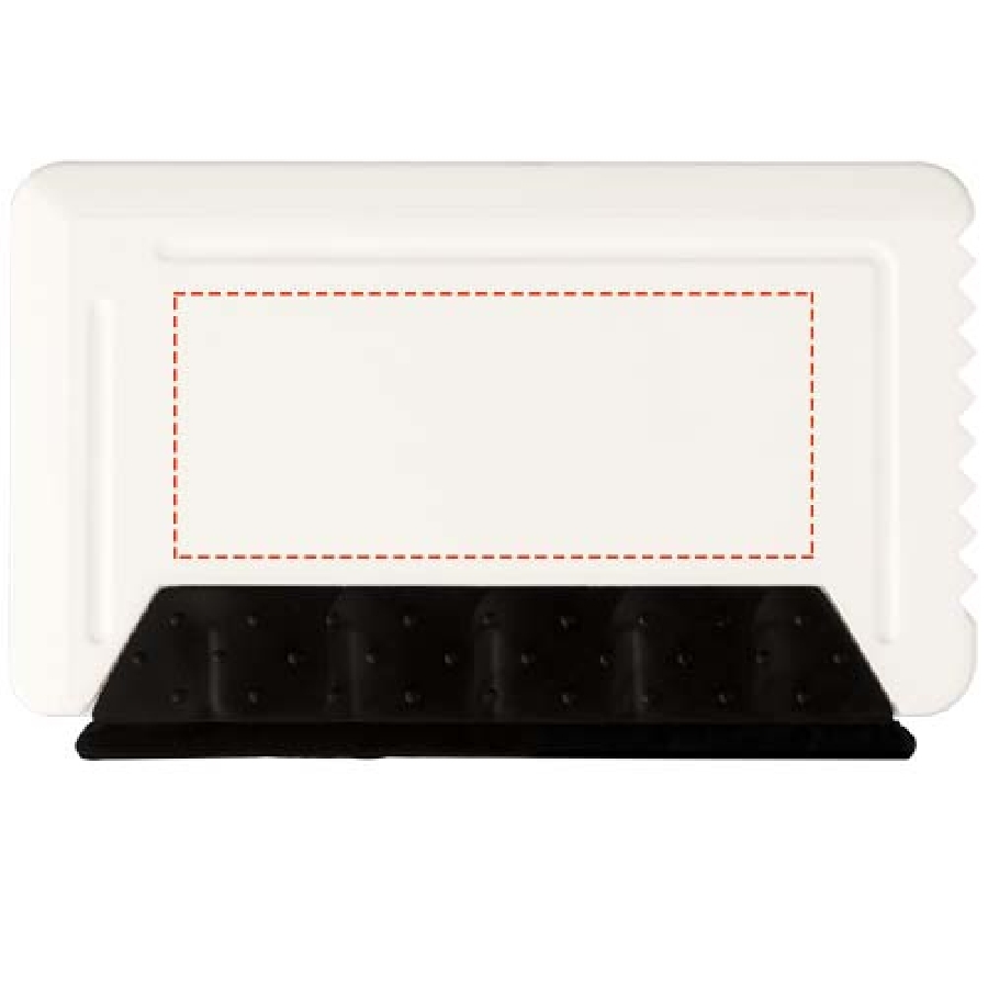 Skrobaczka do szyb wielkości karty kredytowej Freeze z gumką PFC-21084104 biały