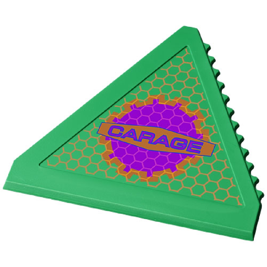 Skrobaczka do szyb Averall w kształcie trójkąta PFC-21084202 zielony