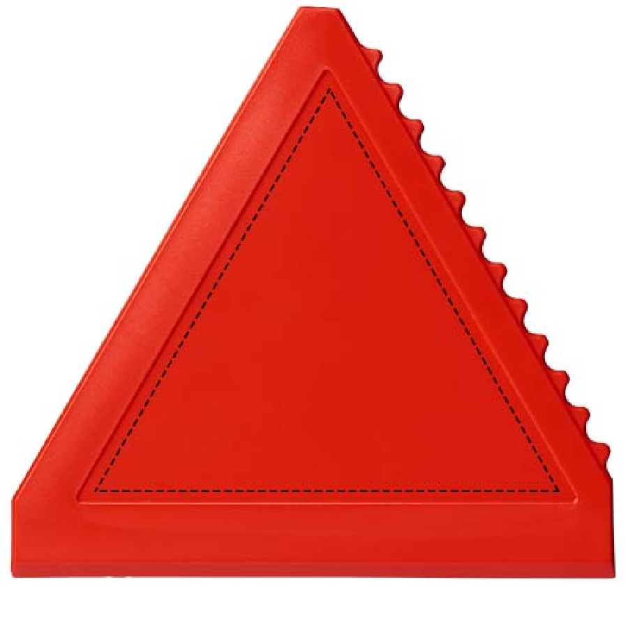 Skrobaczka do szyb Averall w kształcie trójkąta PFC-21084203 czerwony