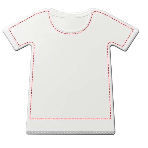 Skrobaczka do szyb Brace w kształcie koszulki PFC-21084500 biały
