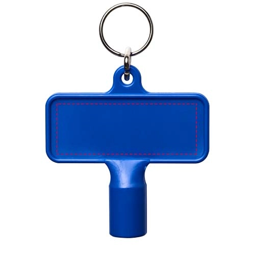 Brelok do prostokątnego klucza Maximilian  PFC-21087001 niebieski