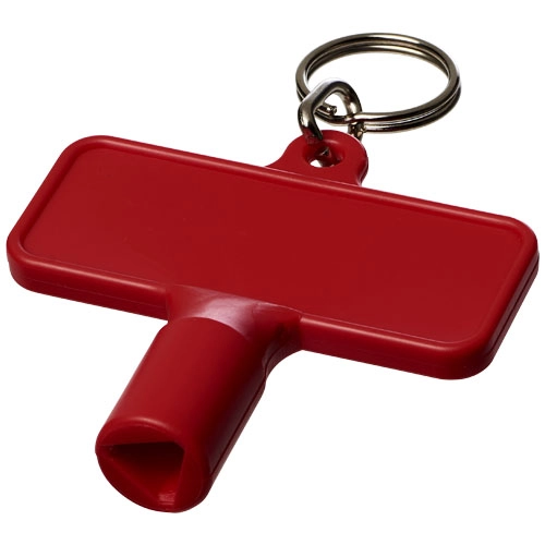 Brelok do prostokątnego klucza Maximilian  PFC-21087003 czerwony
