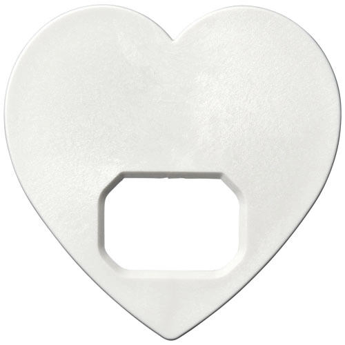 Otwieracz do butelek Amour w kształcie serca PFC-21087300 biały