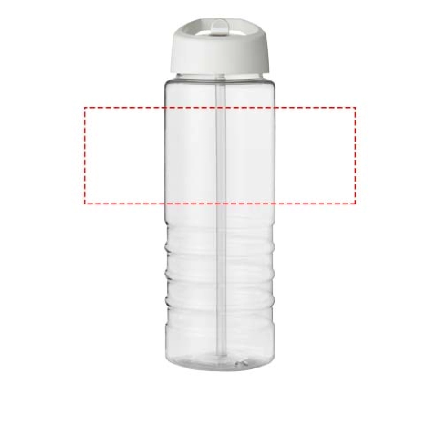 Bidon H2O Treble o pojemności 750 ml z wieczkiem z dzióbkiem PFC-21087701 transparentny