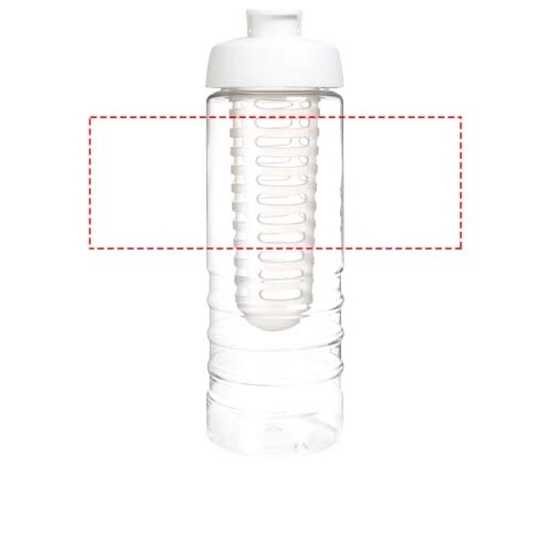 Bidon H2O Treble z o pojemności 750 ml z otwieranym wieczkiem i zaparzaczem PFC-21088100 transparentny