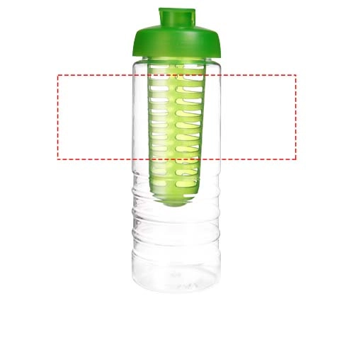 Bidon H2O Treble z o pojemności 750 ml z otwieranym wieczkiem i zaparzaczem PFC-21088103 transparentny