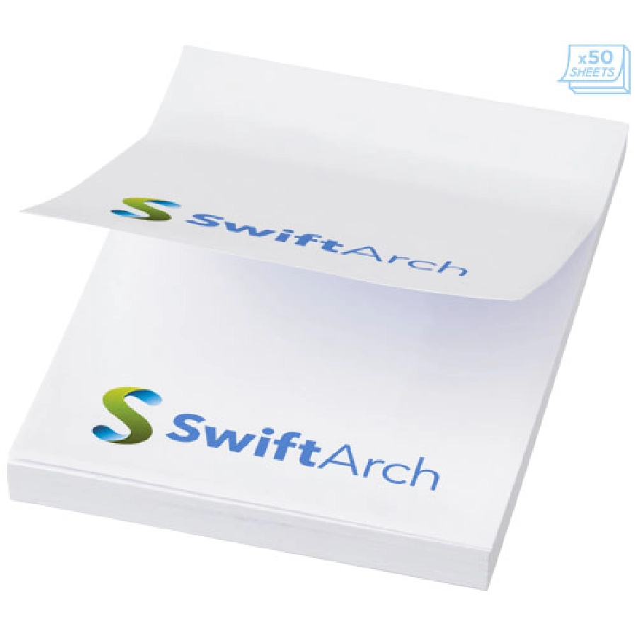 Karteczki samoprzylepne Sticky-Mate® 50x75 PFC-21092002 biały