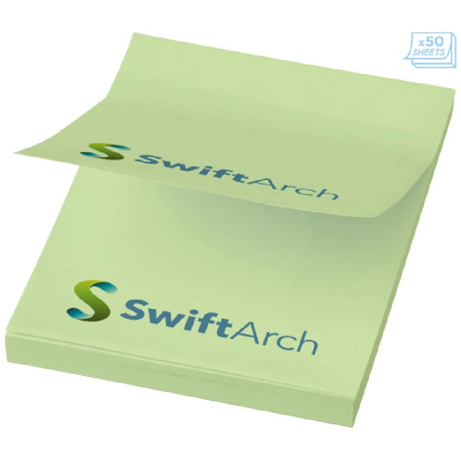 Karteczki samoprzylepne Sticky-Mate® 50x75 PFC-21092032 zielony