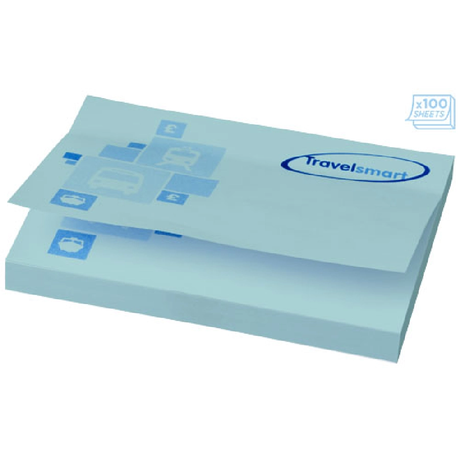 Karteczki samoprzylepne Sticky-Mate® 100x75 PFC-21094012 niebieski