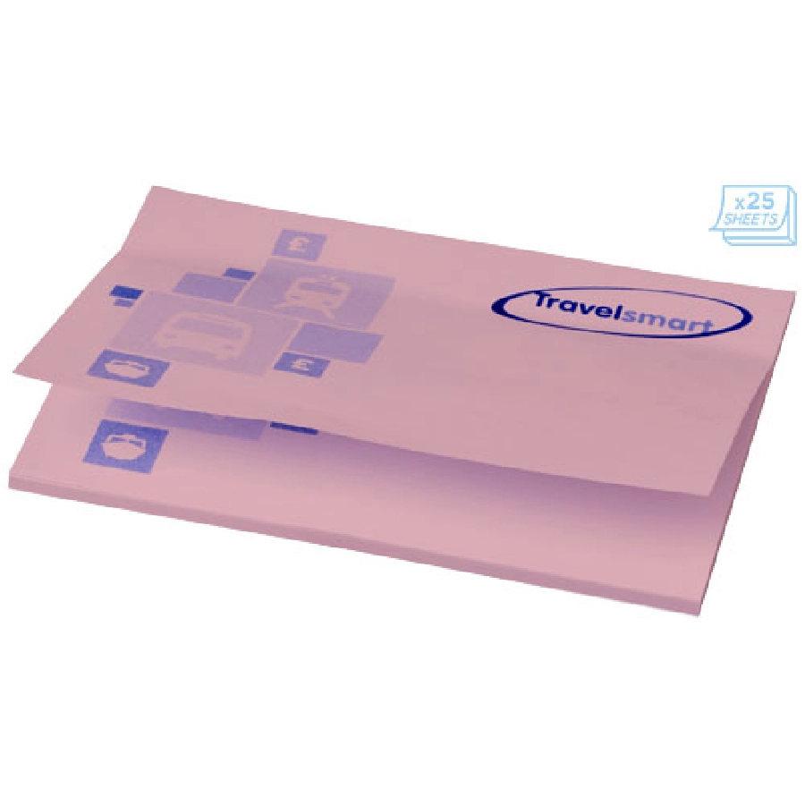 Karteczki samoprzylepne Sticky-Mate® 100x75 PFC-21094042 różowy