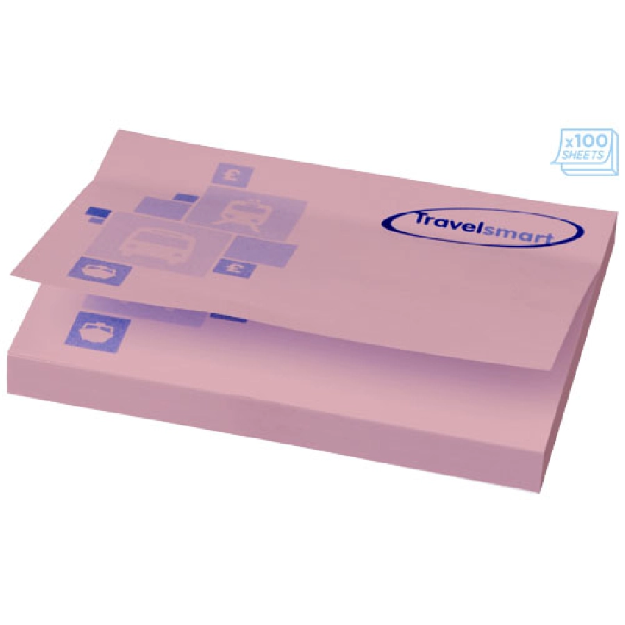 Karteczki samoprzylepne Sticky-Mate® 100x75 PFC-21094042 różowy