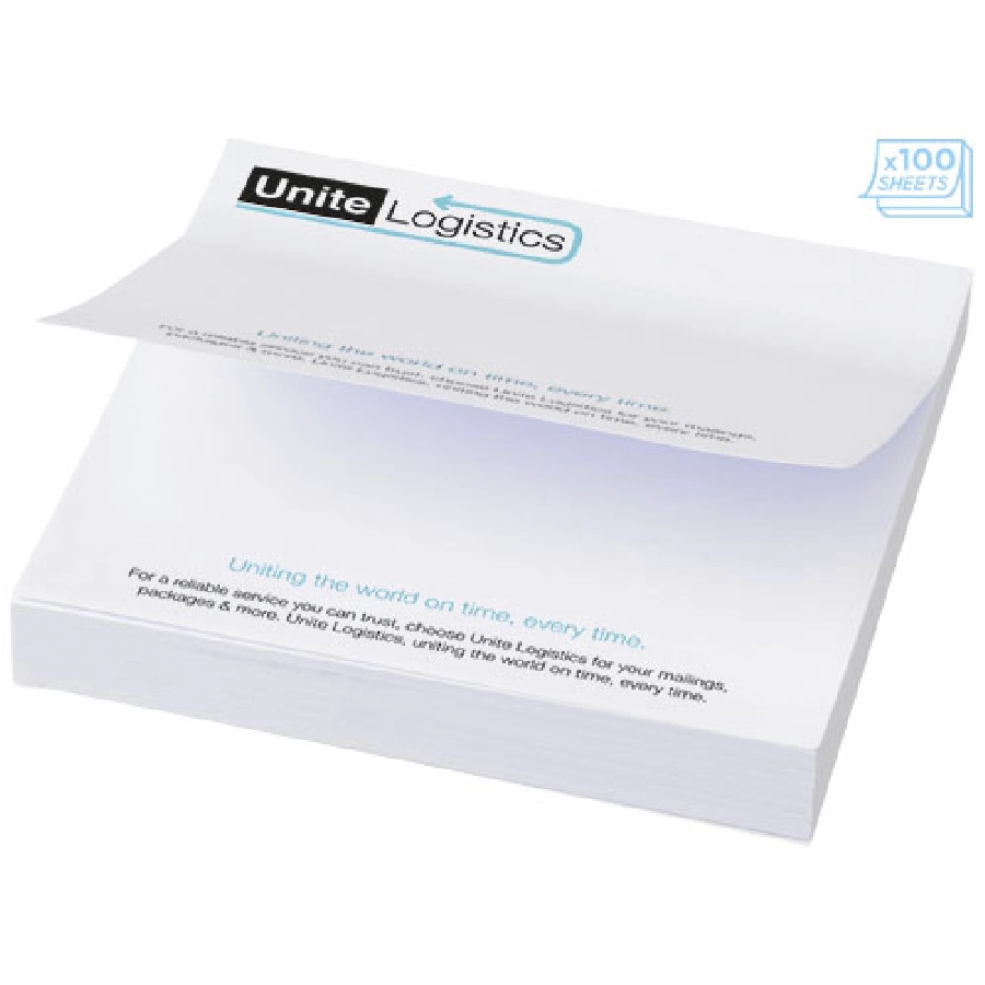 Karteczki samoprzylepne Sticky-Mate® 100x100 PFC-21095002 biały