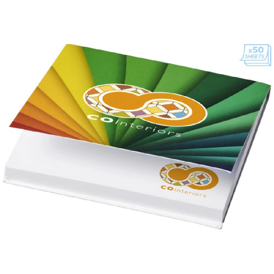 Karteczki samoprzylepne Sticky-Mate® 75x75mm w miękkiej okładce PFC-21098001
