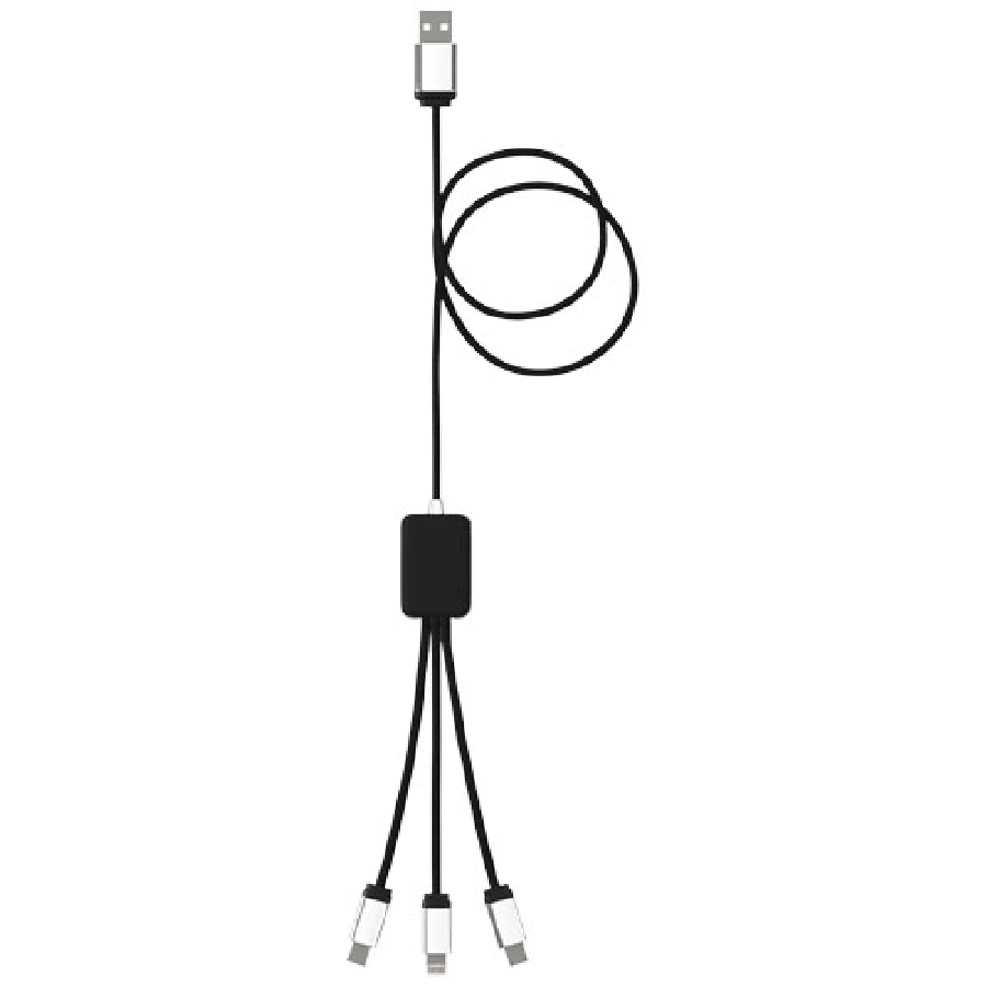 Kabel z podświetlonym logo 3w1 SCX.design C17 PFC-2PX00352