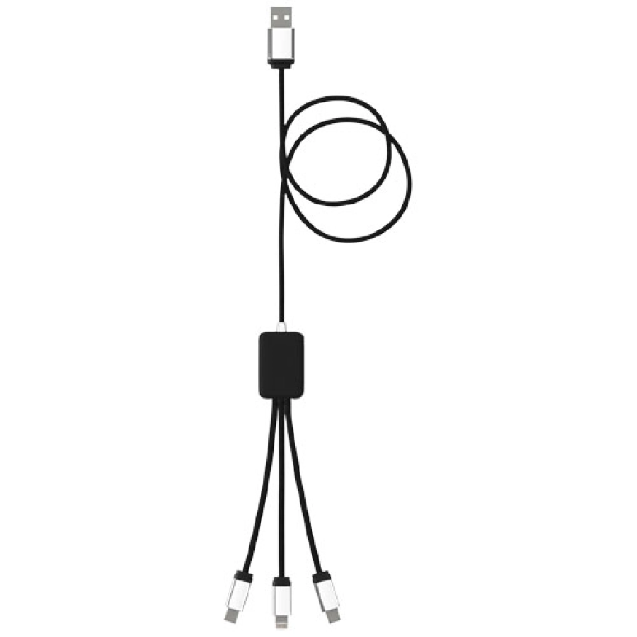 Kabel z podświetlonym logo 3w1 SCX.design C17 PFC-2PX00390