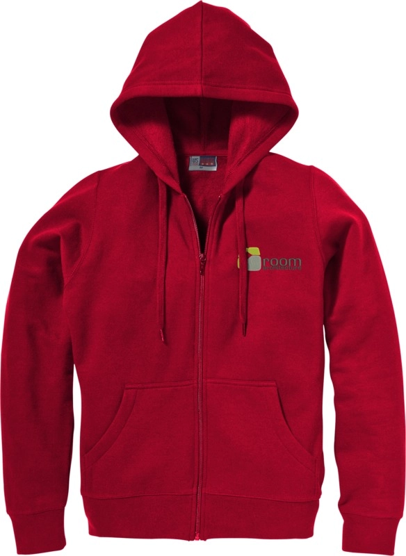 Rozpinany sweter damski z kapturem Utah PFC-31225253 czerwony