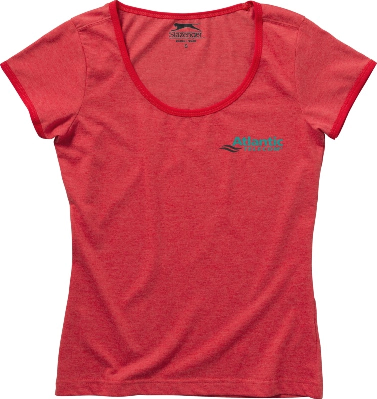 T-shirt damski Chip PFC-33012271 czerwony