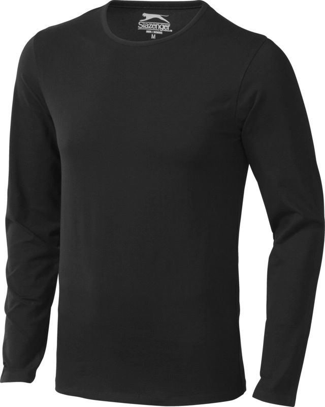 Męski T-shirt Curve z długim rękawem PFC-33013994 czarny