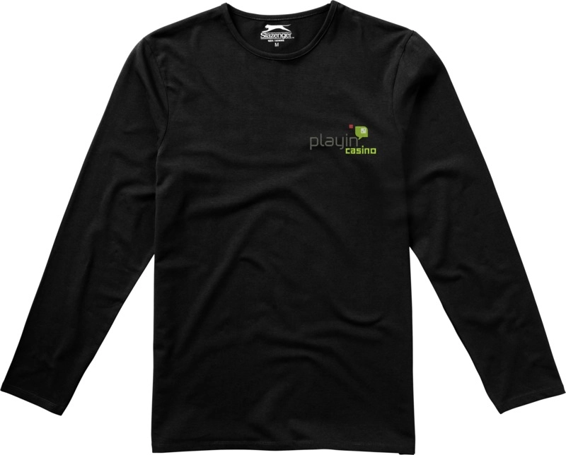Męski T-shirt Curve z długim rękawem PFC-33013995 czarny