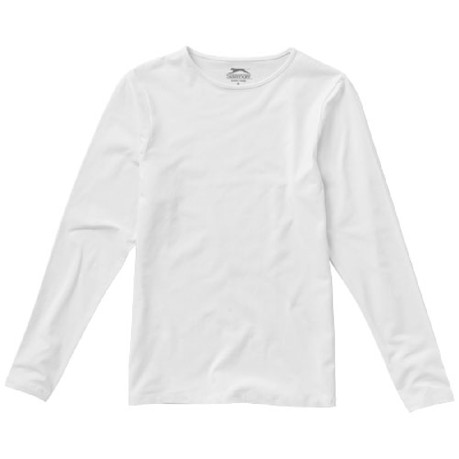 Damski T-shirt Curve z długim rękawem PFC-33014013 biały