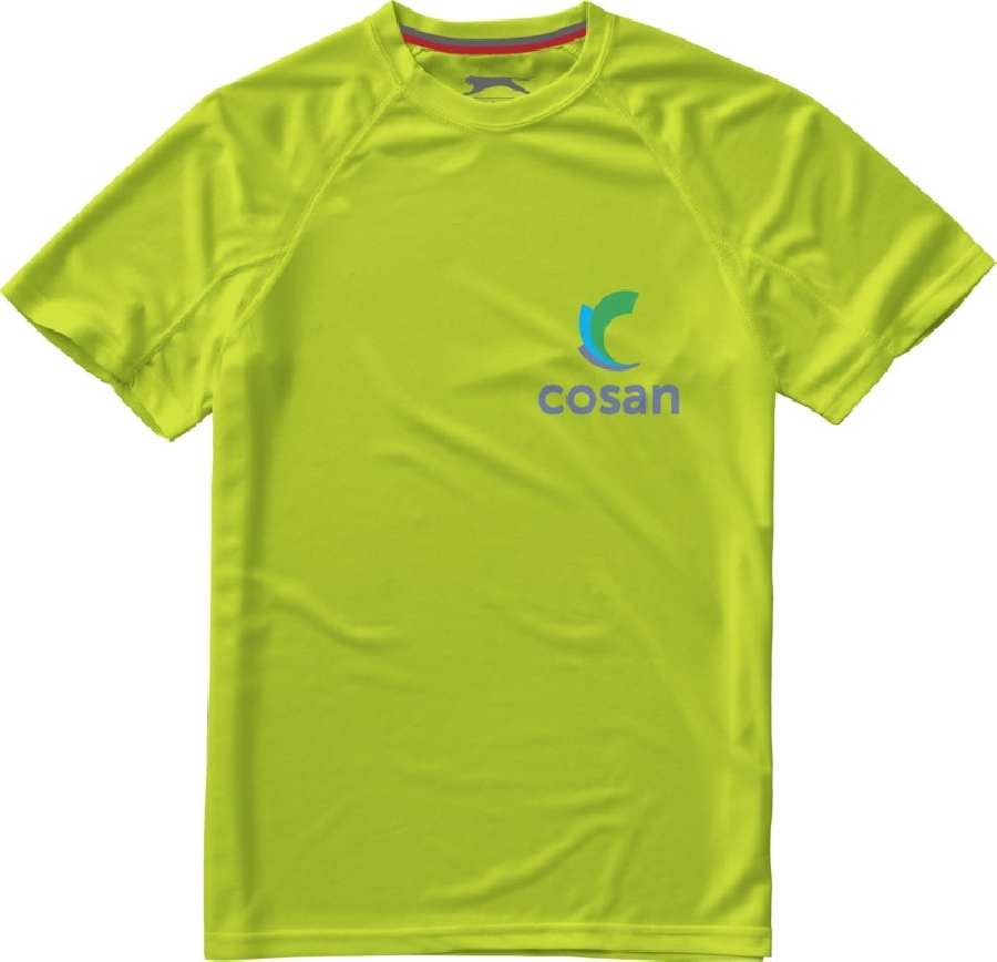 Męski T-shirt Serve z krótkim rękawem z tkaniny Cool Fit odprowadzającej wilgoć PFC-33019681 zielony