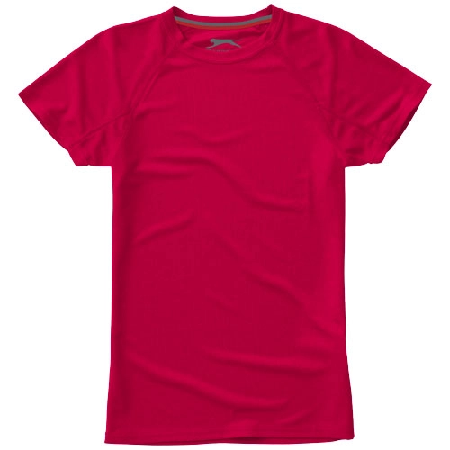 Damski T-shirt Serve z krótkim rękawem z dzianiny Cool Fit odprowadzającej wilgoć PFC-33020254 czerwony