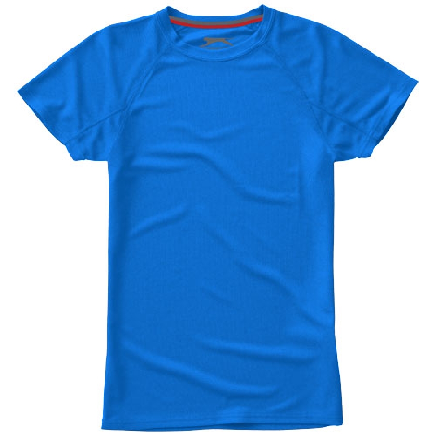 Damski T-shirt Serve z krótkim rękawem z dzianiny Cool Fit odprowadzającej wilgoć PFC-33020421 niebieski