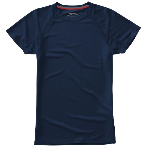 Damski T-shirt Serve z krótkim rękawem z dzianiny Cool Fit odprowadzającej wilgoć PFC-33020491 granatowy