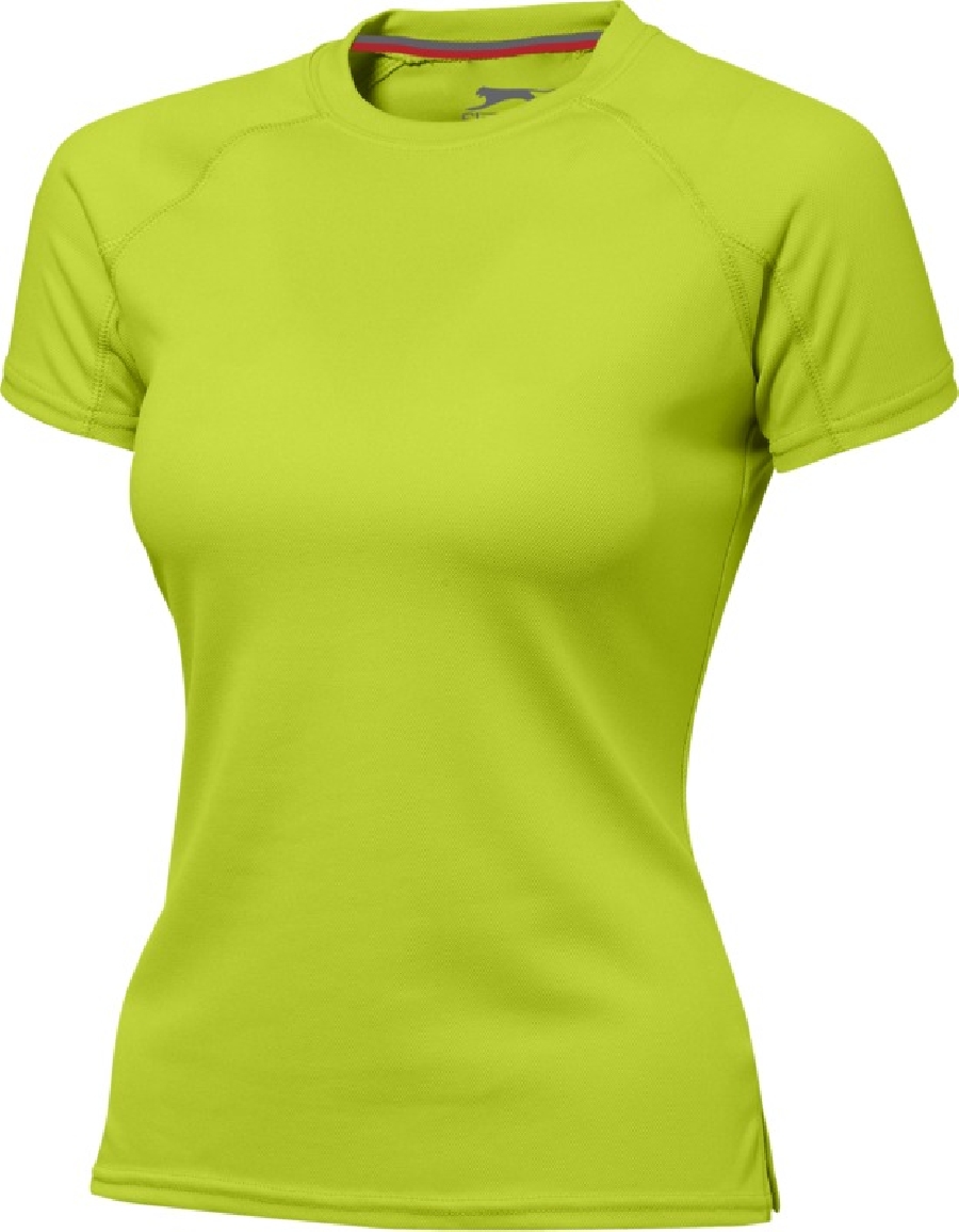 Damski T-shirt Serve z krótkim rękawem z tkaniny Cool Fit odprowadzającej wilgoć PFC-33020681 zielony