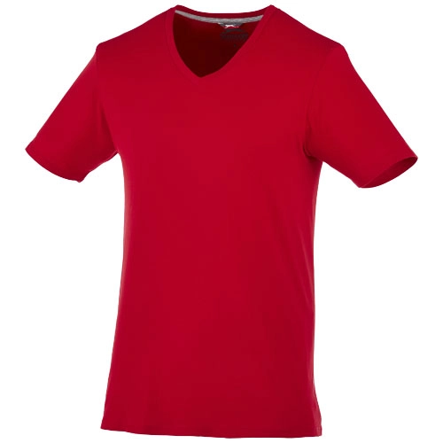 Męski T-shirt Bosey z krótkim rękawem z dekoltem w serek PFC-33021286 czerwony