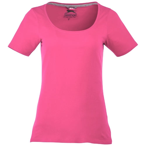 Damski T-shirt Bosey z krótkim rękawem i dekoltem PFC-33022213 różowy