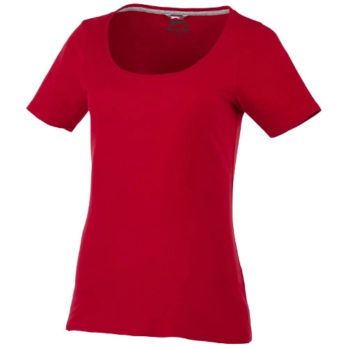 Damski T-shirt Bosey z krótkim rękawem i dekoltem PFC-33022280 czerwony