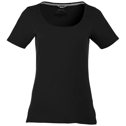 Damski T-shirt Bosey z krótkim rękawem i dekoltem PFC-33022994 czarny