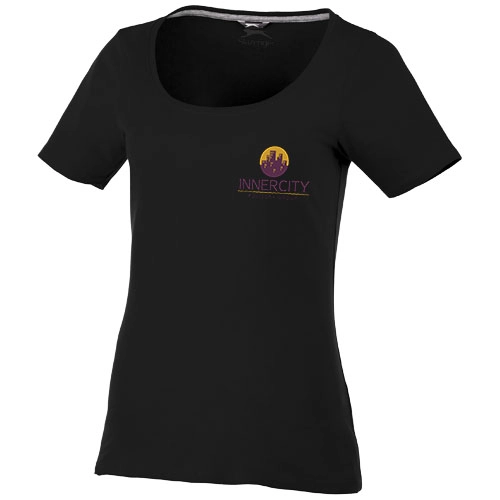 Damski T-shirt Bosey z krótkim rękawem i dekoltem PFC-33022990 czarny