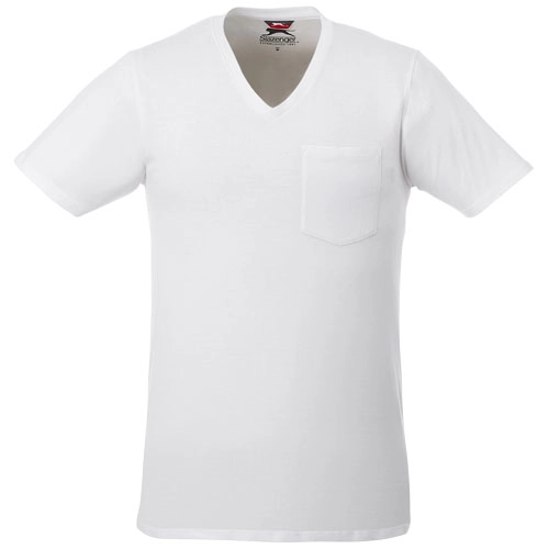 Męski t-shirt z kieszonką Gully PFC-33023015 biały