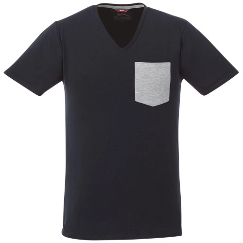 Męski t-shirt z kieszonką Gully PFC-33023494 granatowy