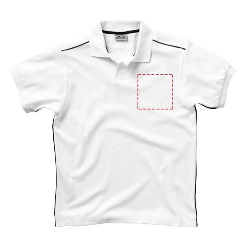 Koszulka polo Backhand PFC-33091015 biały