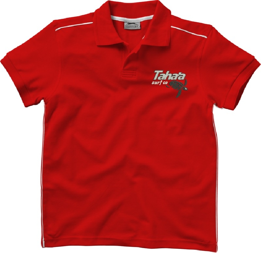 Koszulka polo Backhand PFC-33091252 czerwony