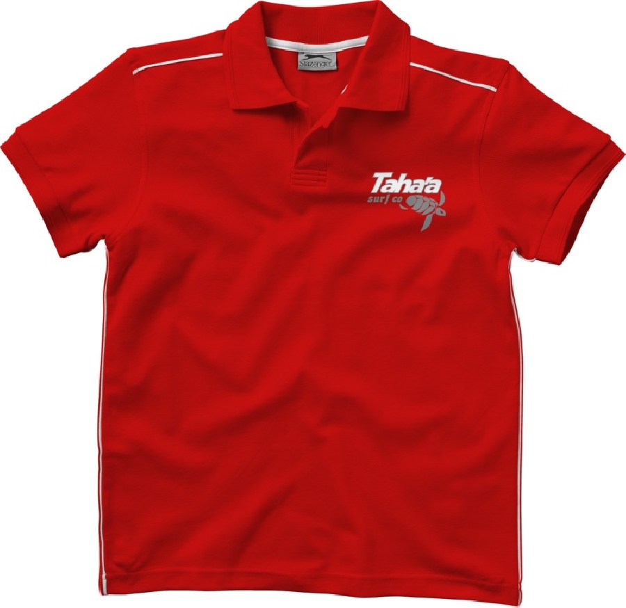 Koszulka polo Backhand PFC-33091252 czerwony