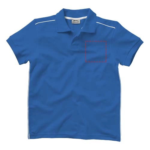 Koszulka polo Backhand PFC-33091422 niebieski