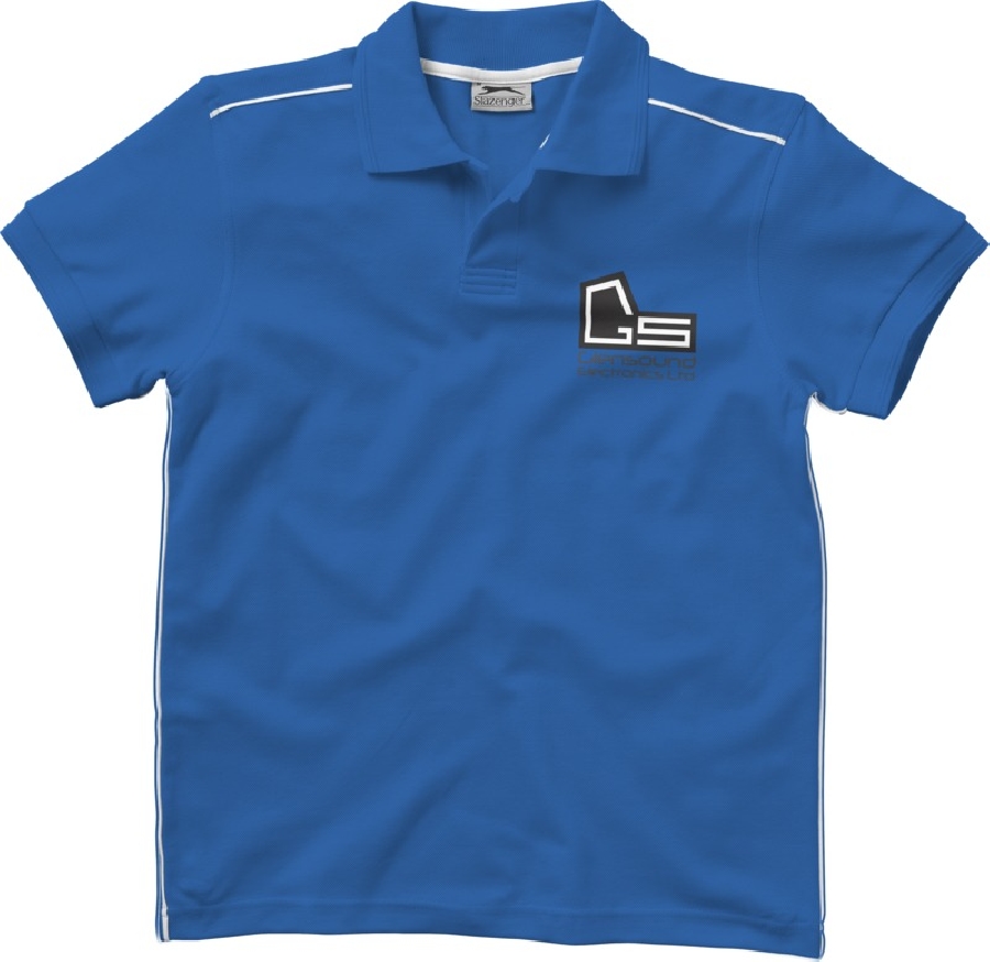 Koszulka polo Backhand PFC-33091424 niebieski