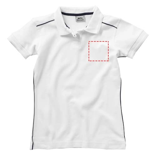 Damska koszulka polo Backhand PFC-33092011 biały