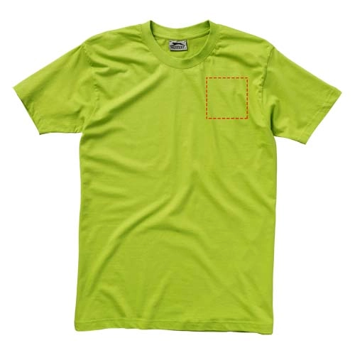 Męski T-shirt Ace z krótkim rękawem PFC-33S04721 zielony