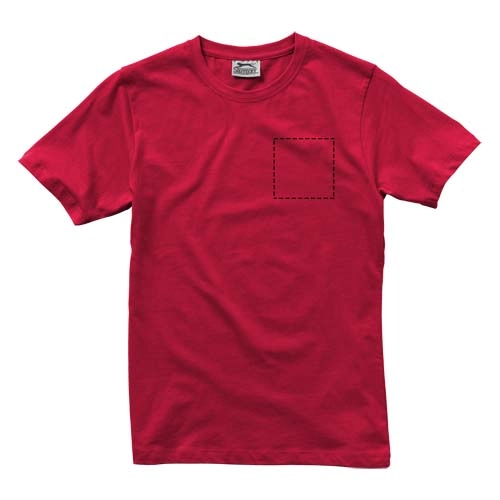 Damski T-shirt Ace z krótkim rękawem PFC-33S23281 czerwony