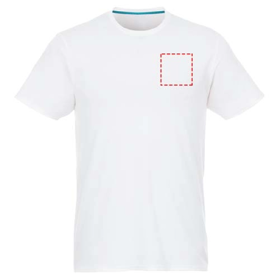 Męski t-shirt Jade z recyklingu PFC-37500016 biały
