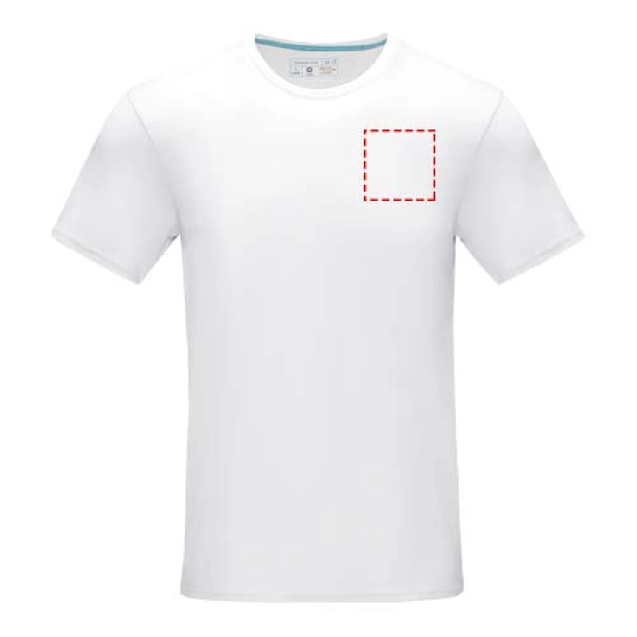Męska koszulka organiczna Azurite z krótkim rękawem z certyfikatem GOTS PFC-37506010