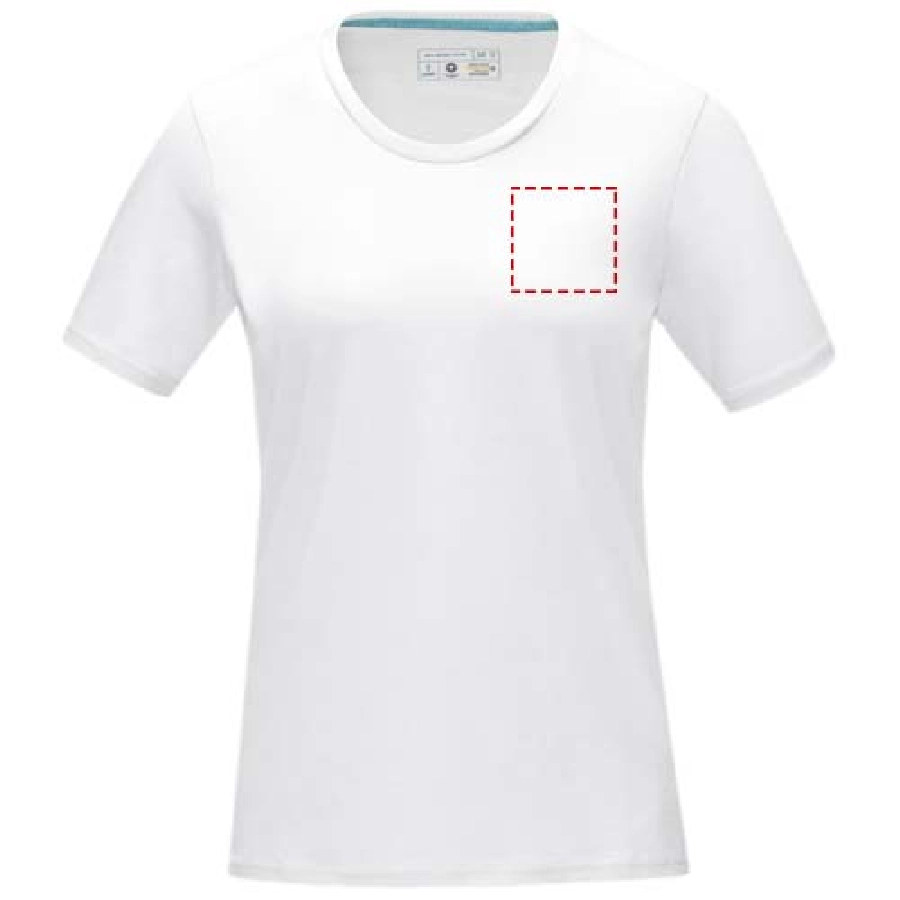 Damska koszulka organiczna Azurite z krótkim rękawem z certyfikatem GOTS PFC-37507010