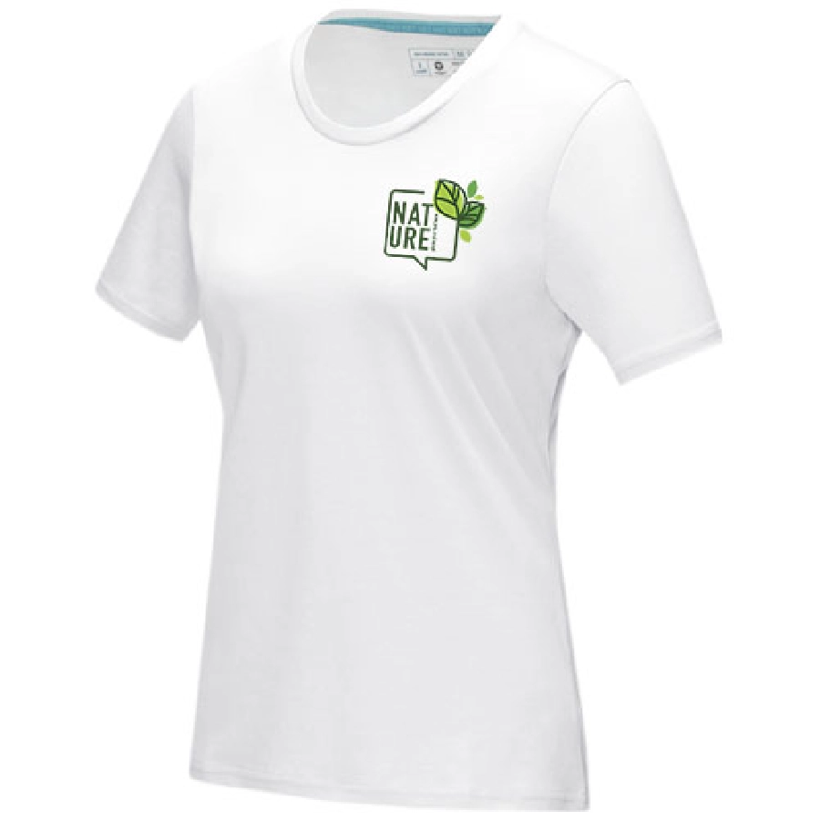 Damska koszulka organiczna Azurite z krótkim rękawem z certyfikatem GOTS PFC-37507011