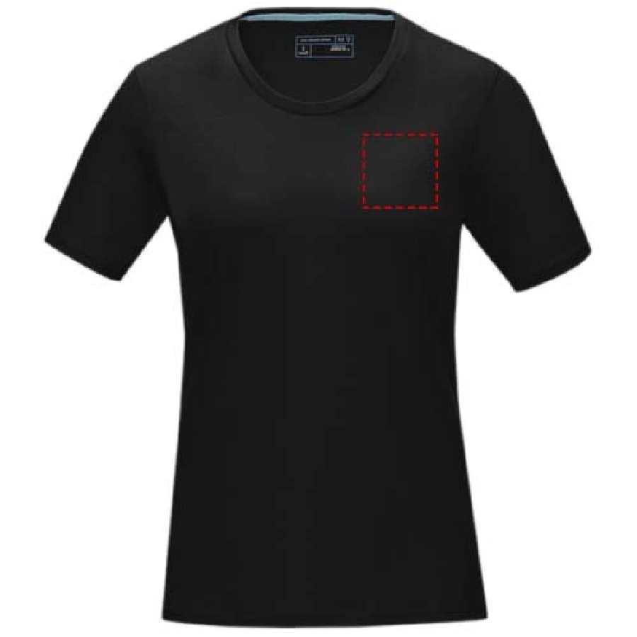 Damska koszulka organiczna Azurite z krótkim rękawem z certyfikatem GOTS PFC-37507993