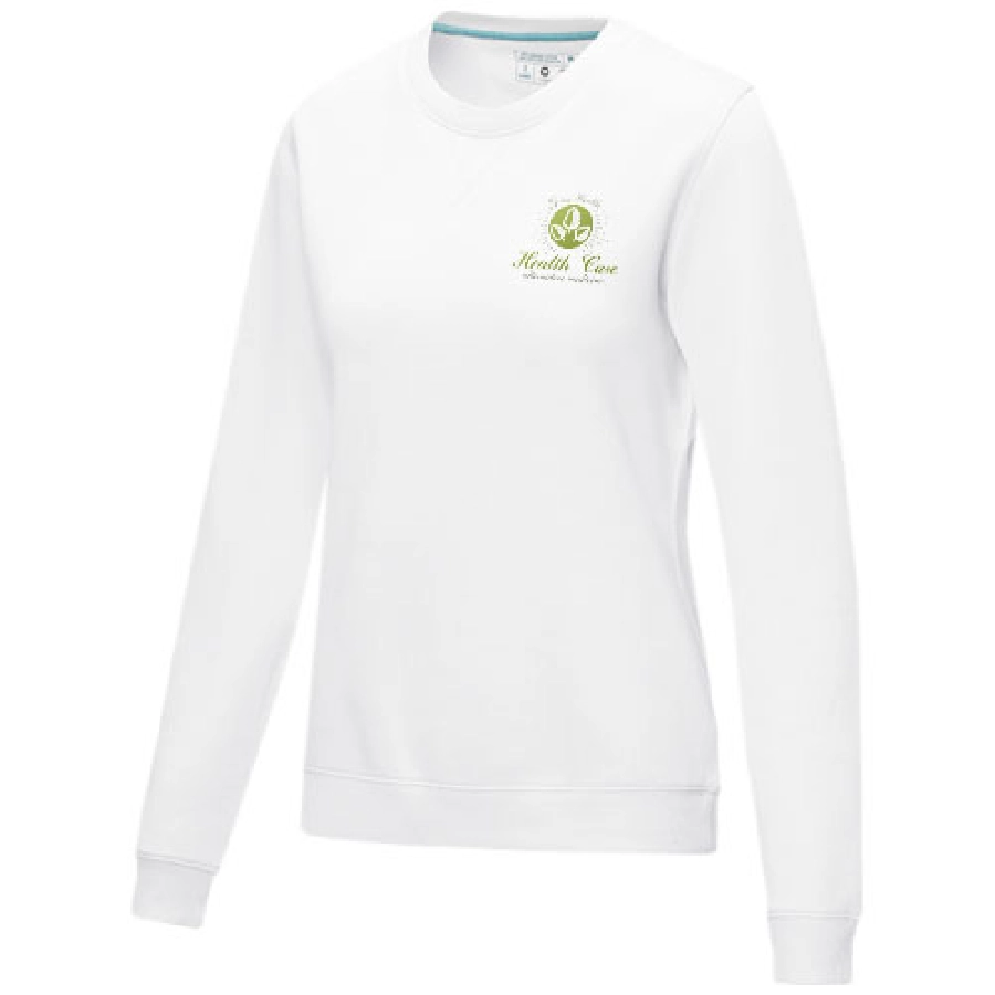 Damska organiczna bluza Jasper wykonana z GRS z recyclingu i posiadająca certyfikat GOTS PFC-37513015